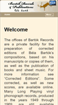 Mobile Screenshot of bartokrecords.com